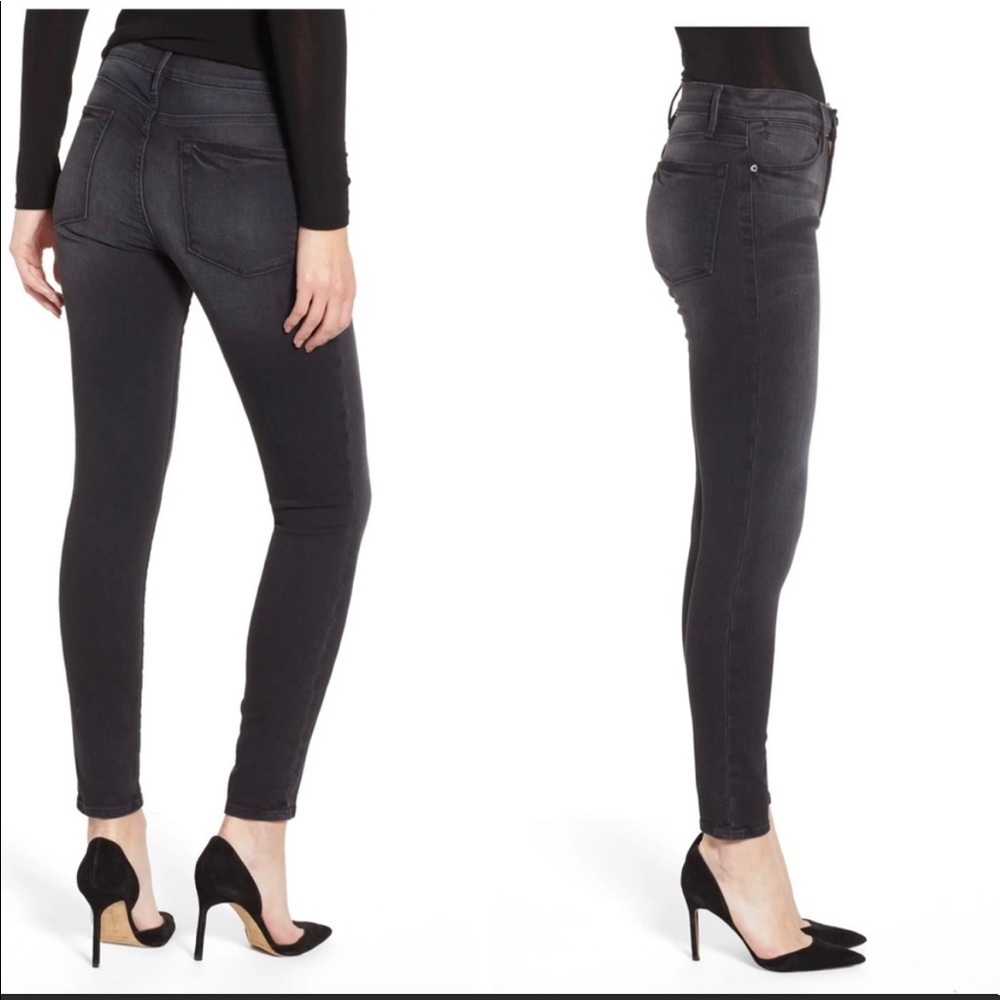 Frame | Le High Skinny Jeans in Nightfall